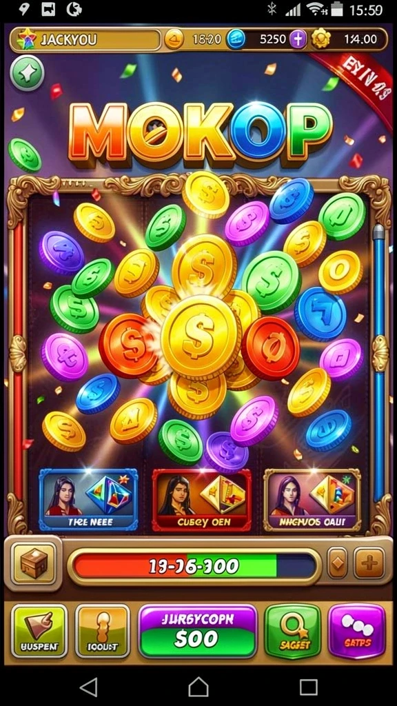 Screenshot menggambarkan level petualangan yang seru.