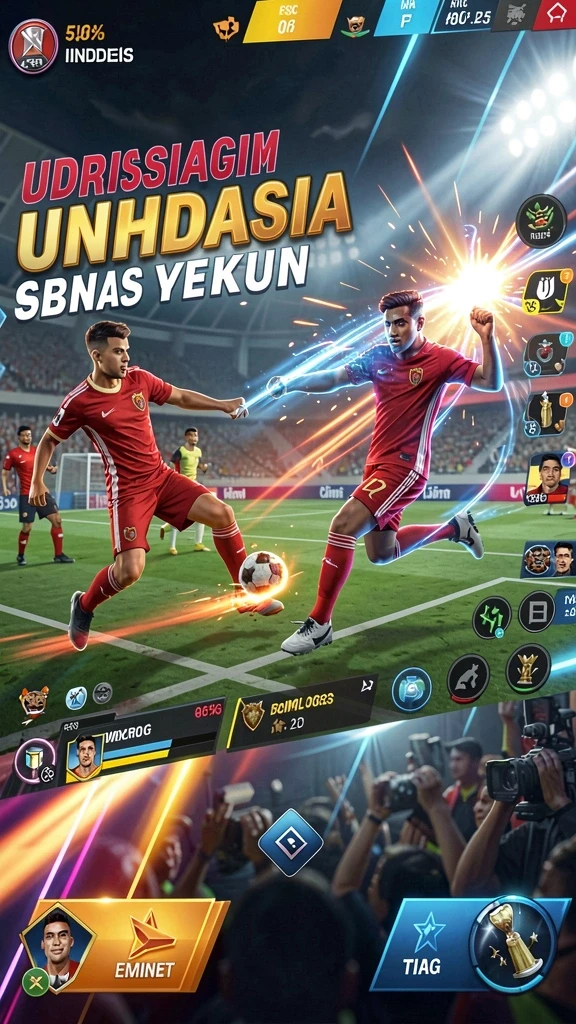 Tampilan awal permainan yang menarik dan penuh warna.