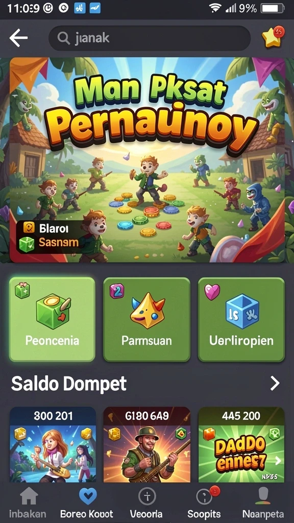 Gameplay yang seru dan menantang setiap levelnya.