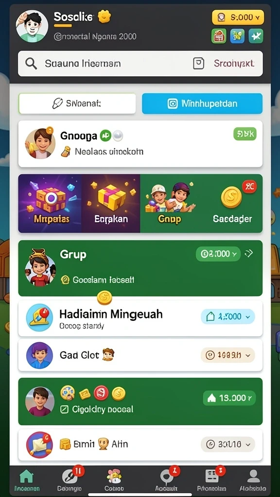 Tampilan gameplay seru yang penuh aksi.