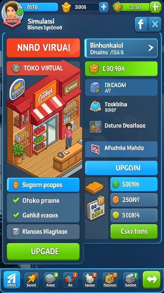 Tampilan antarmuka aplikasi yang menarik.