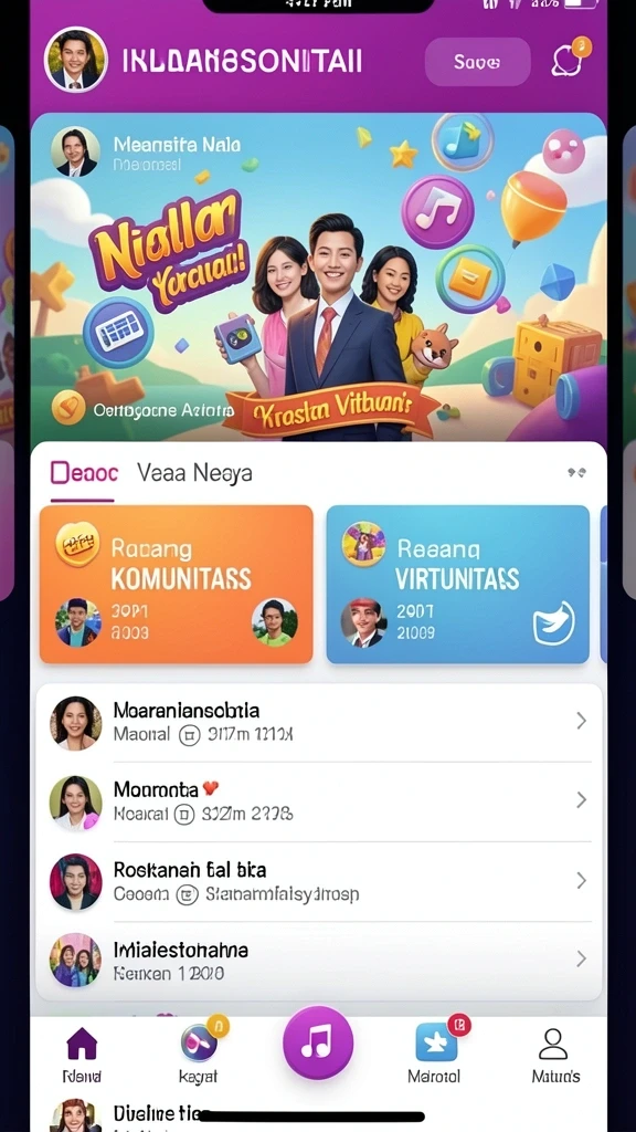 Tantangan seru di setiap level yang dimainkan.