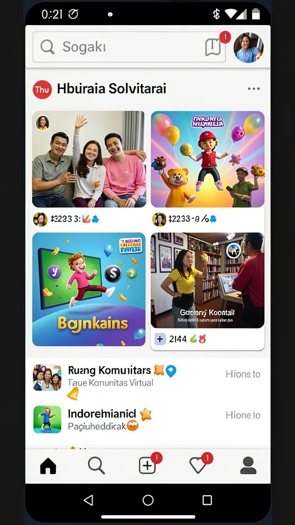 Antarmuka permainan yang intuitif dan responsif.