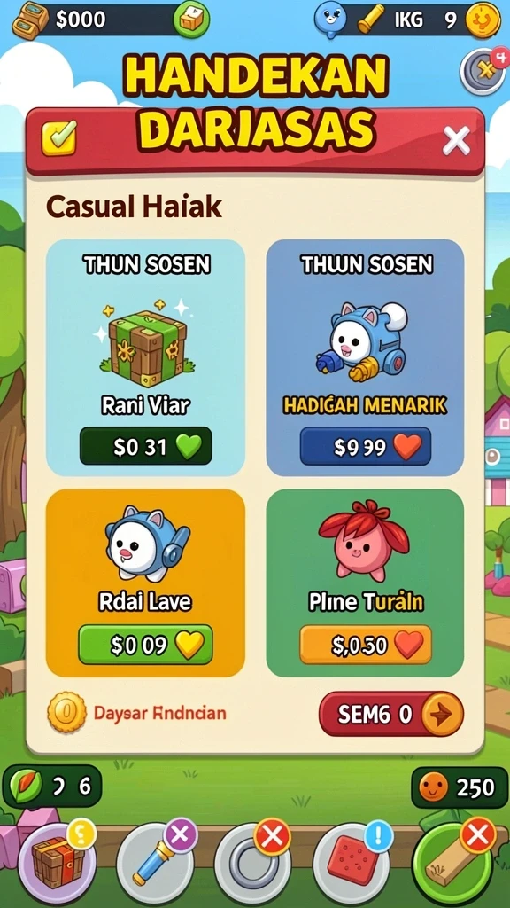 Screenshot fitur bonus harian yang menggiurkan.