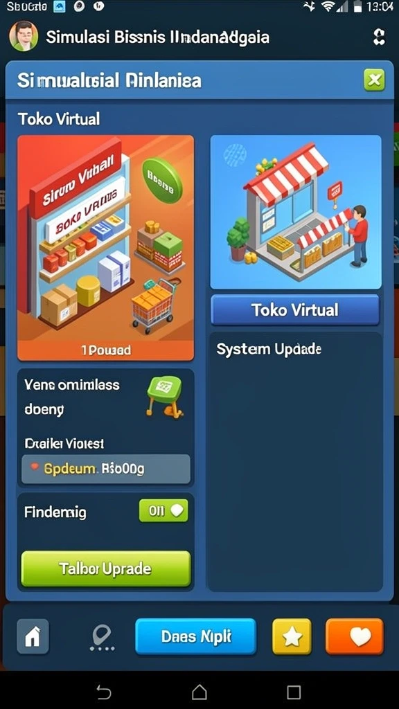 Fitur multiplayer yang memungkinkan bermain dengan teman.