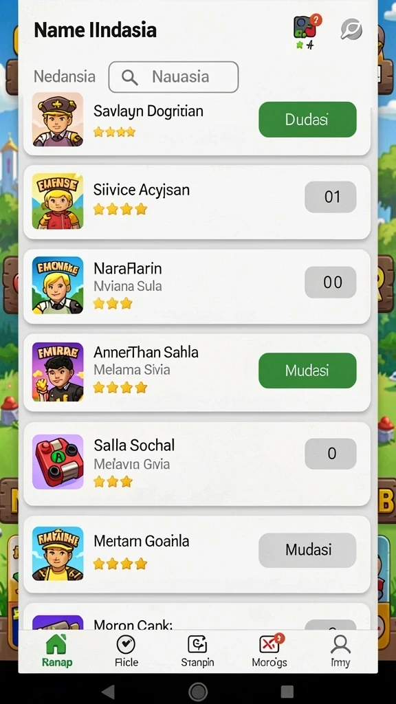 Tampilan permainan slot yang menarik dan interaktif.