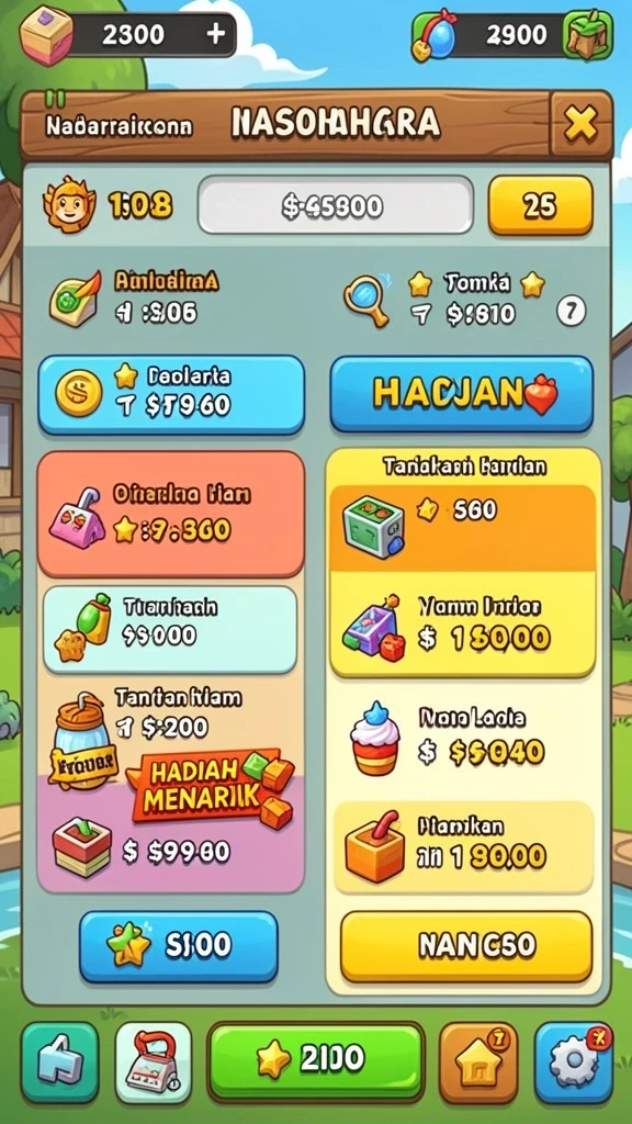 Momen aksi menarik saat permainan berlangsung.