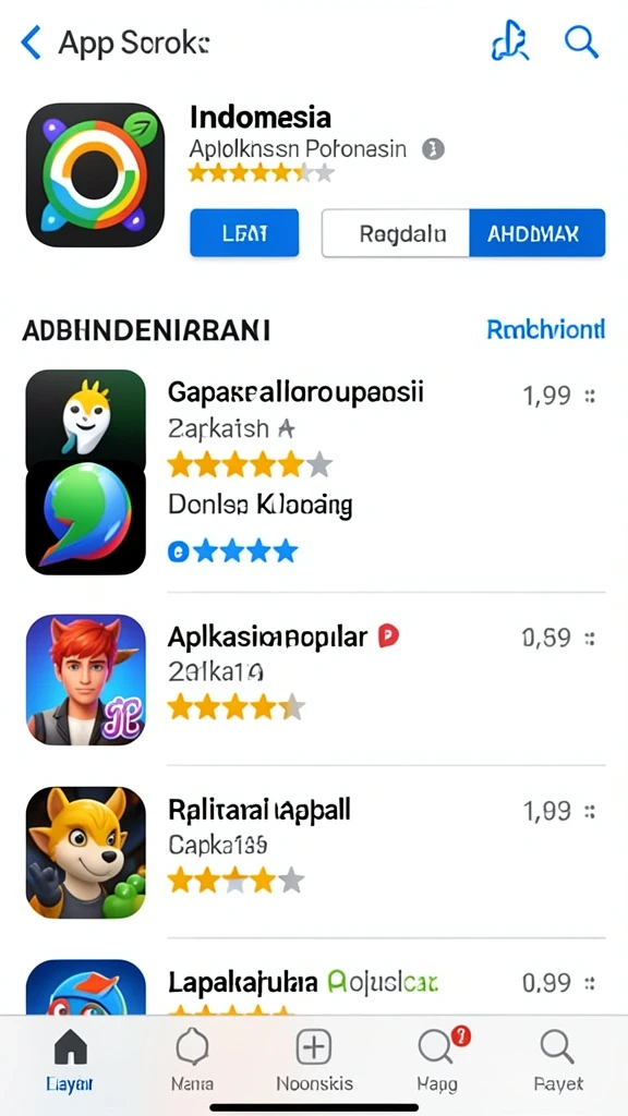 Tampilan antarmuka yang intuitif dan ramah pengguna.
