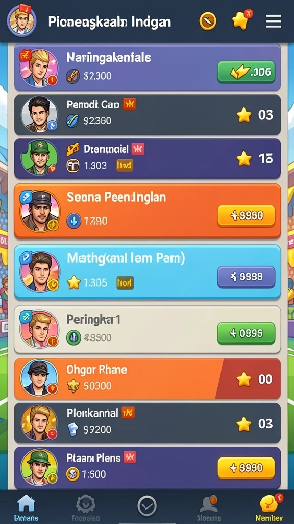 Karakter unik dengan desain menarik.