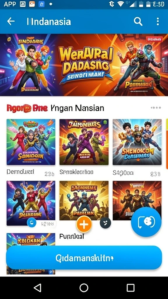 Tangkapan layar menunjukkan pengguna menikmati fitur permainan yang interaktif.