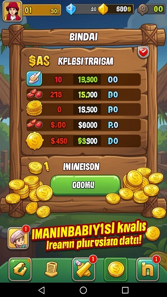 Tampilan antarmuka yang sederhana dan menarik.