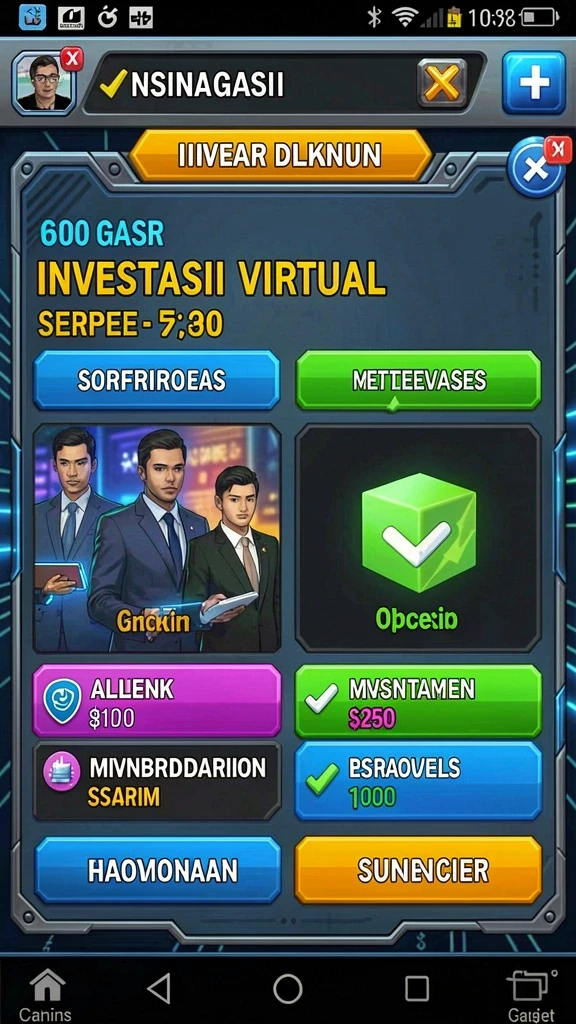 Tangkapan layar menunjukkan fitur sosial dalam aplikasi.