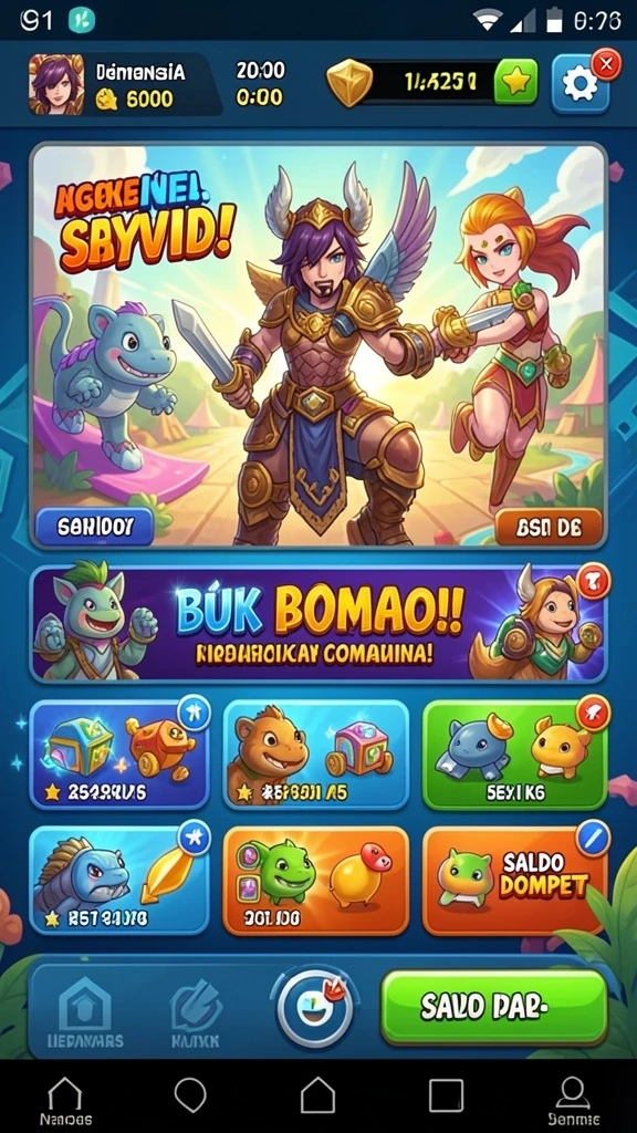Menu yang mudah dinavigasi dan intuitif.