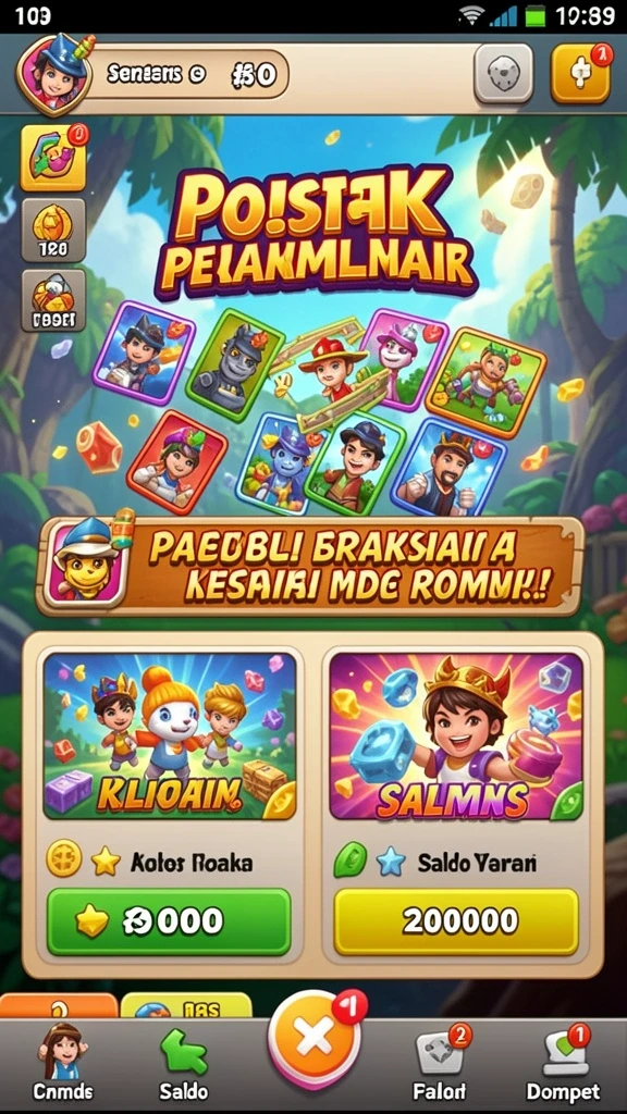 Tampilan antarmuka yang menarik dan user-friendly.