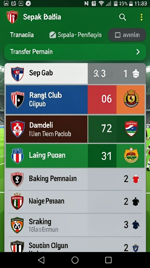 Fitur chat yang memungkinkan interaksi antar pemain.