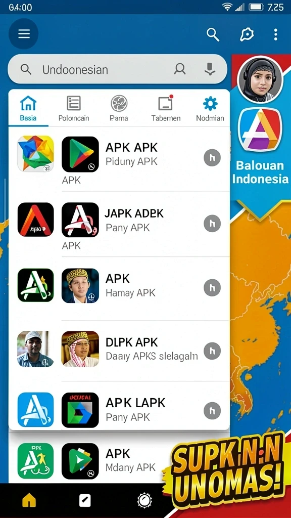 Tampilan antarmuka yang user-friendly.