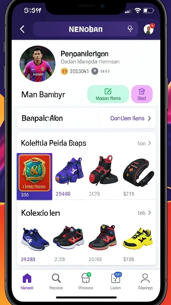 Tampilan utama game OKJK yang menarik dan colorful.