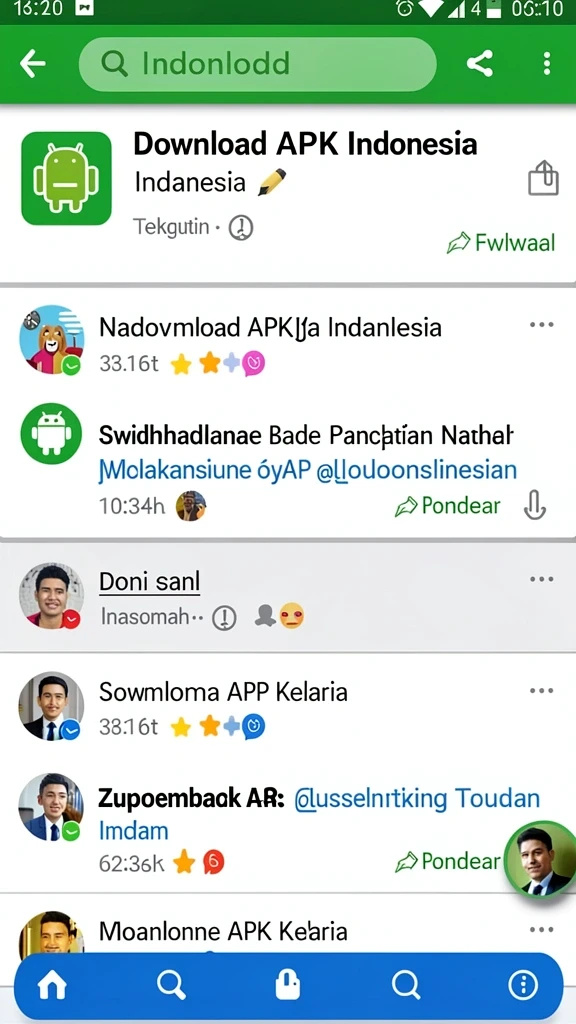 Tampilan awal yang menarik dan user-friendly.