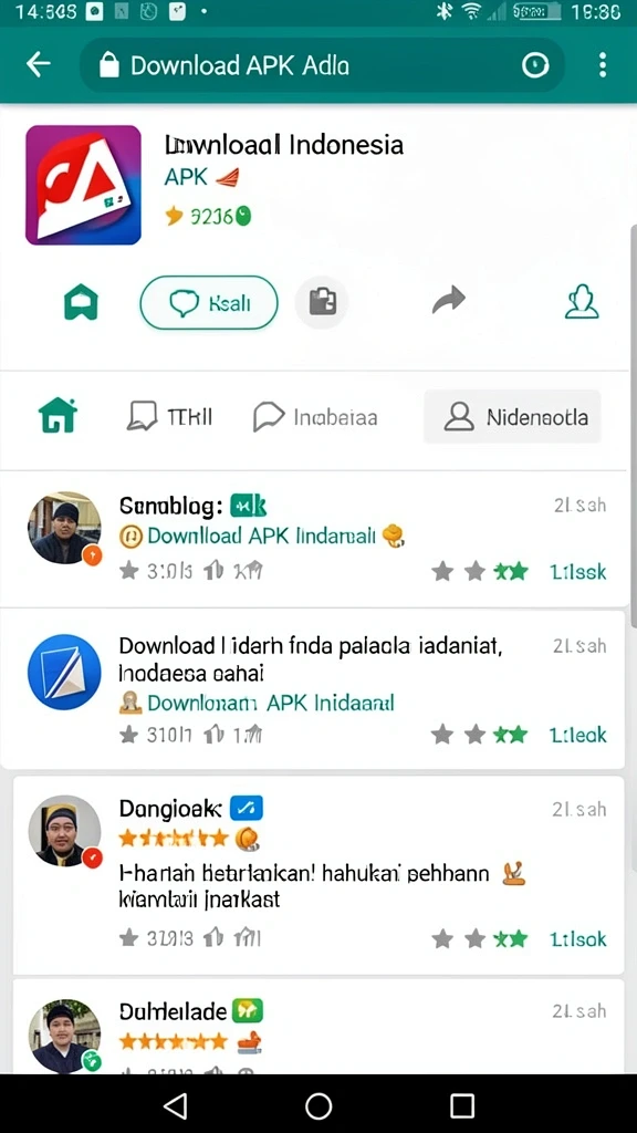 Tampilan menu utama yang intuitif dan menarik.