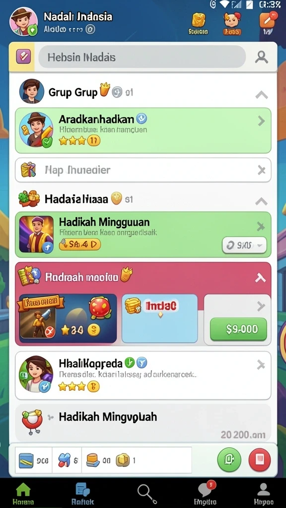 Tampilan antarmuka yang menarik dan intuitif.