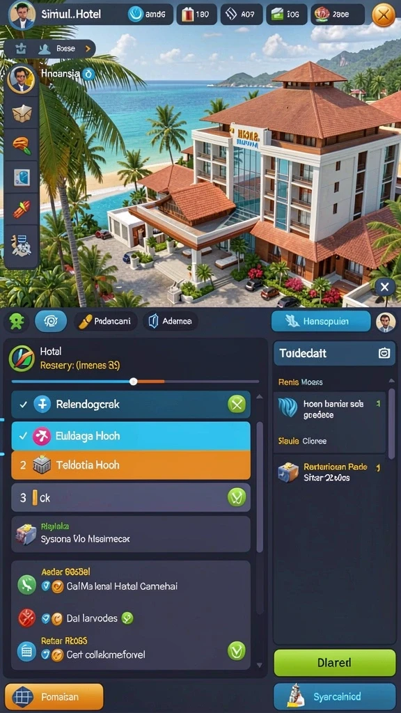 Fitur permainan yang beragam dan mengasyikkan.