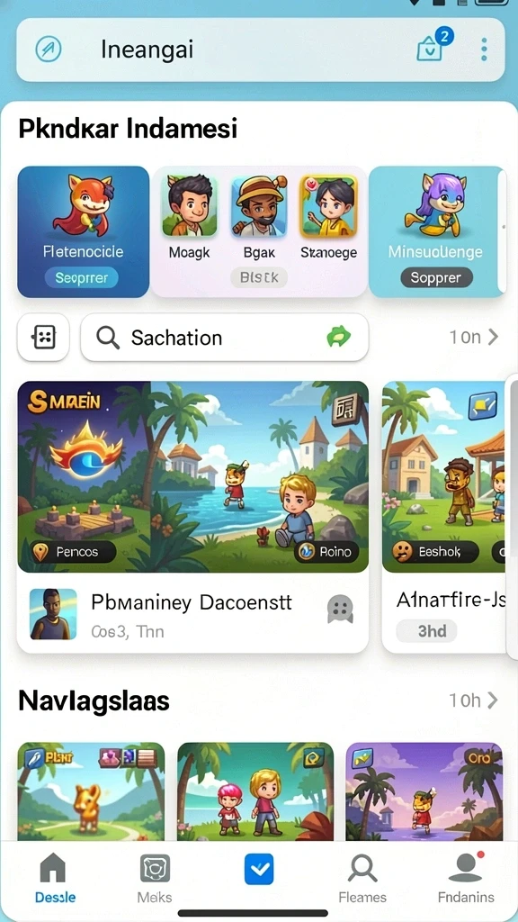 Mode permainan yang beragam dan menarik.