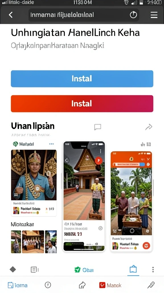 Screenshot menunjukkan tampilan antarmuka pengguna yang menarik.