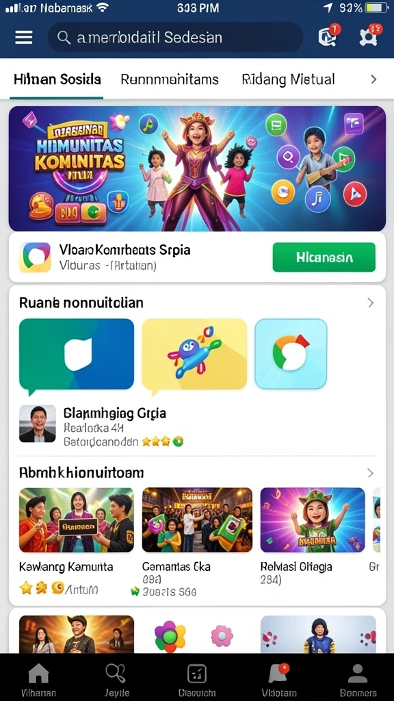 Beragam permainan kasino dengan grafis menawan.